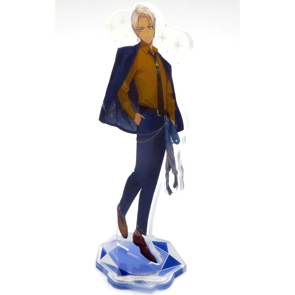 Ibrahim Gold Foil Acrylic Stand Virtual YouTuber Nijisanji 7th Anniversary [USED]