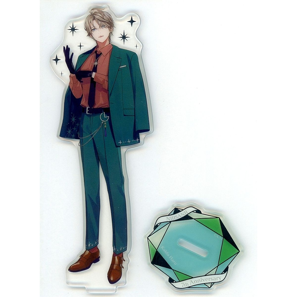 Haru Kaida Foil Stamped Acrylic Stand Virtual YouTuber Nijisanji 7th Anniversary [USED]