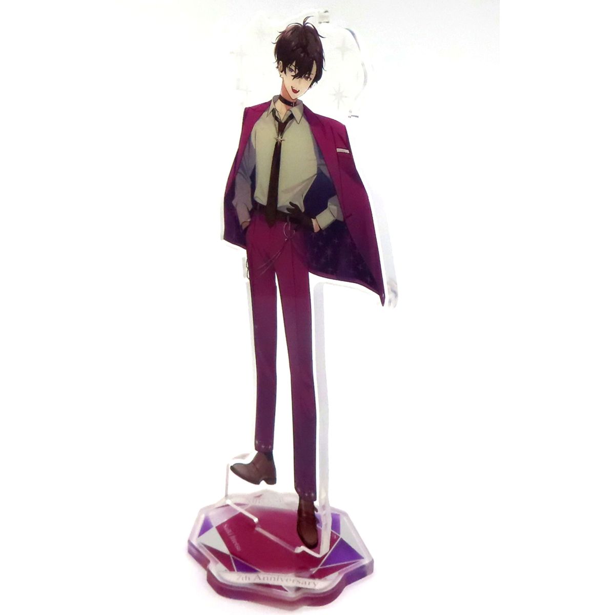 Saiki Ittetsu Hot Foil Acrylic Stand Virtual YouTuber Nijisanji 7th Anniv [USED]