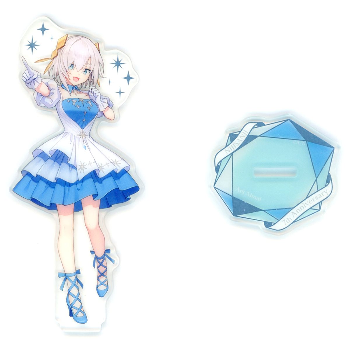 Ars Almal Foil Stamped Acrylic Stand Virtual YouTuber Nijisanji 7th Anniversary [USED]