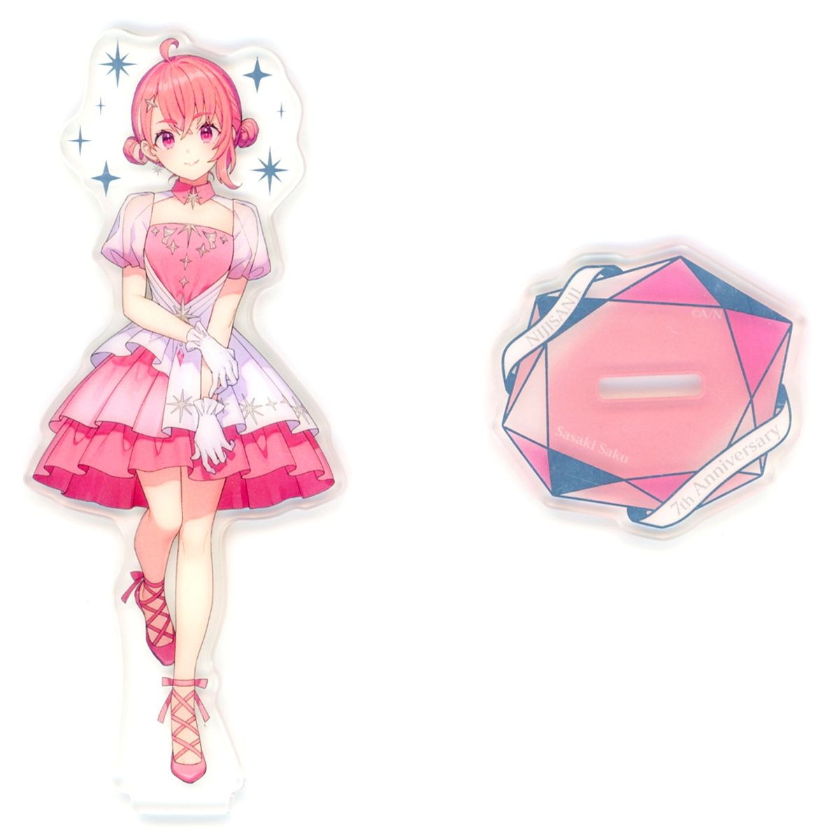 Sasaki Saku Foil Acrylic Stand Virtual YouTuber Nijisanji [USED]