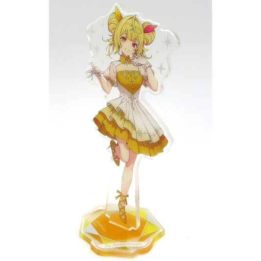 Hoshikawa Sara Gold Foil Acrylic Stand Virtual YouTuber Nijisanji 7th Anniversary [USED]