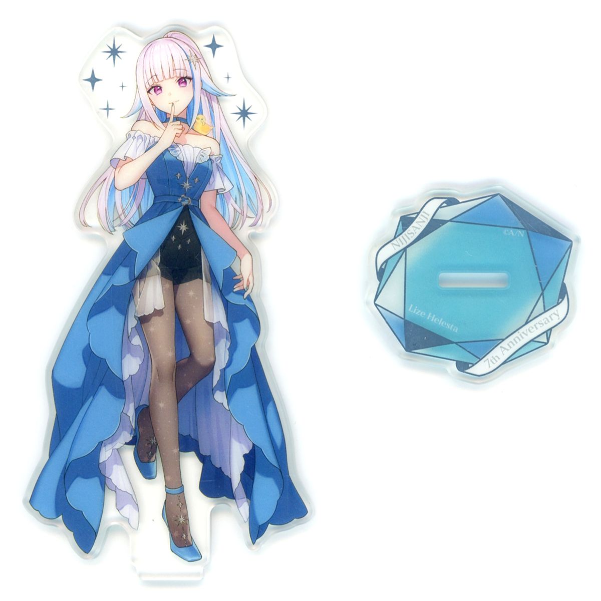 Lize Helesta Foil Stamped Acrylic Stand Virtual YouTuber Nijisanji 7th Anniversary [USED]