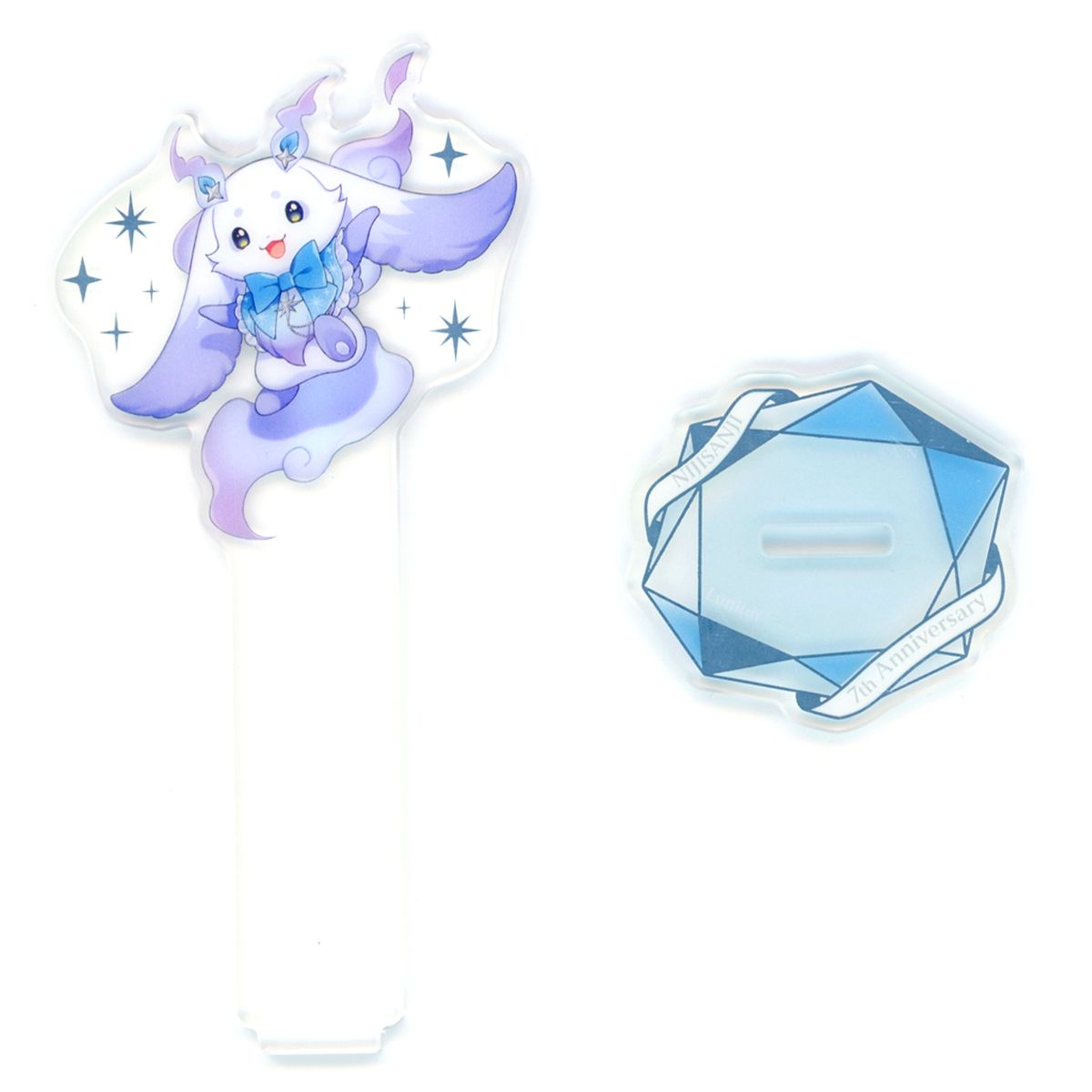 Lunlun Gold Foil Acrylic Stand Virtual YouTuber Nijisanji 7th Anniversary [USED]