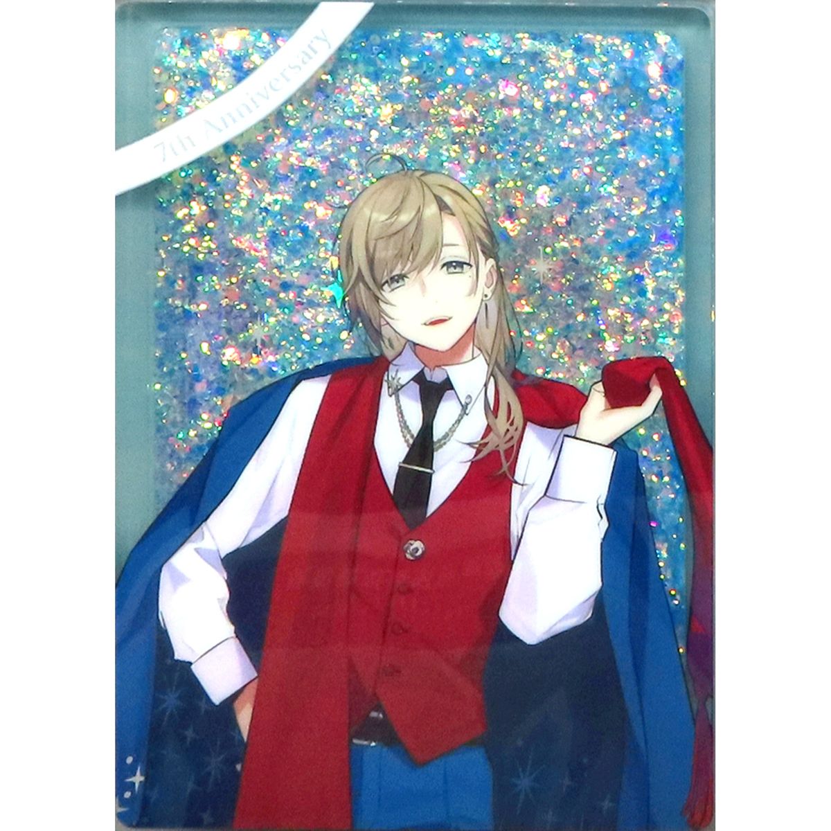 Kanae Mini Glitter Acrylic Block Virtual YouTuber Nijisanji 7th Anniversary Mini Gift Set Bonus Item Single Item [USED]