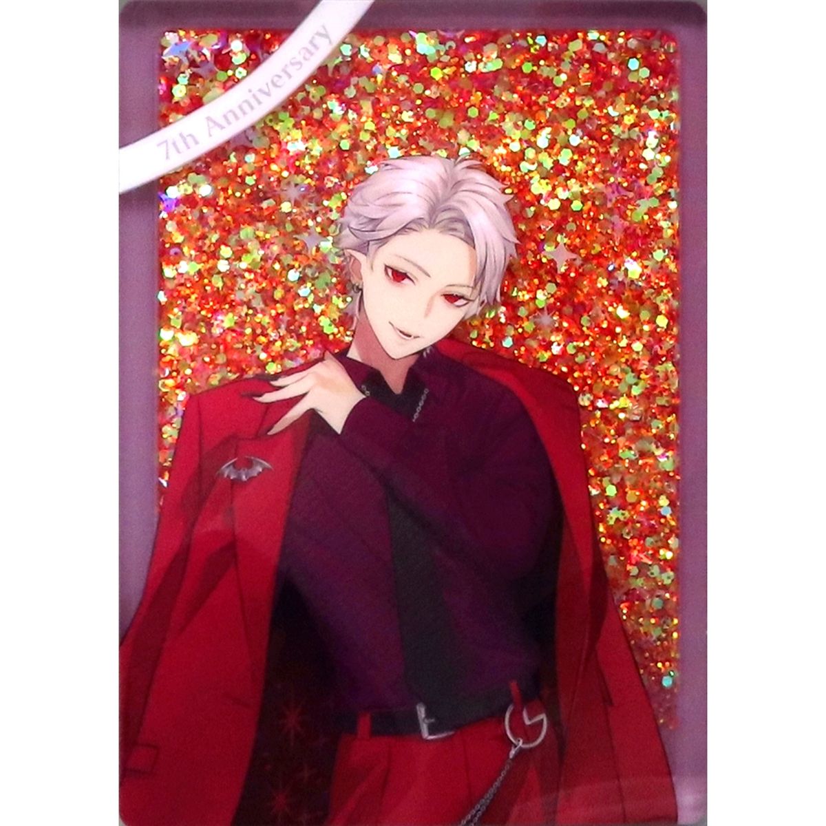 Kuzuha Glitter Acrylic Block Virtual YouTuber Nijisanji 7th Anniversary [USED]