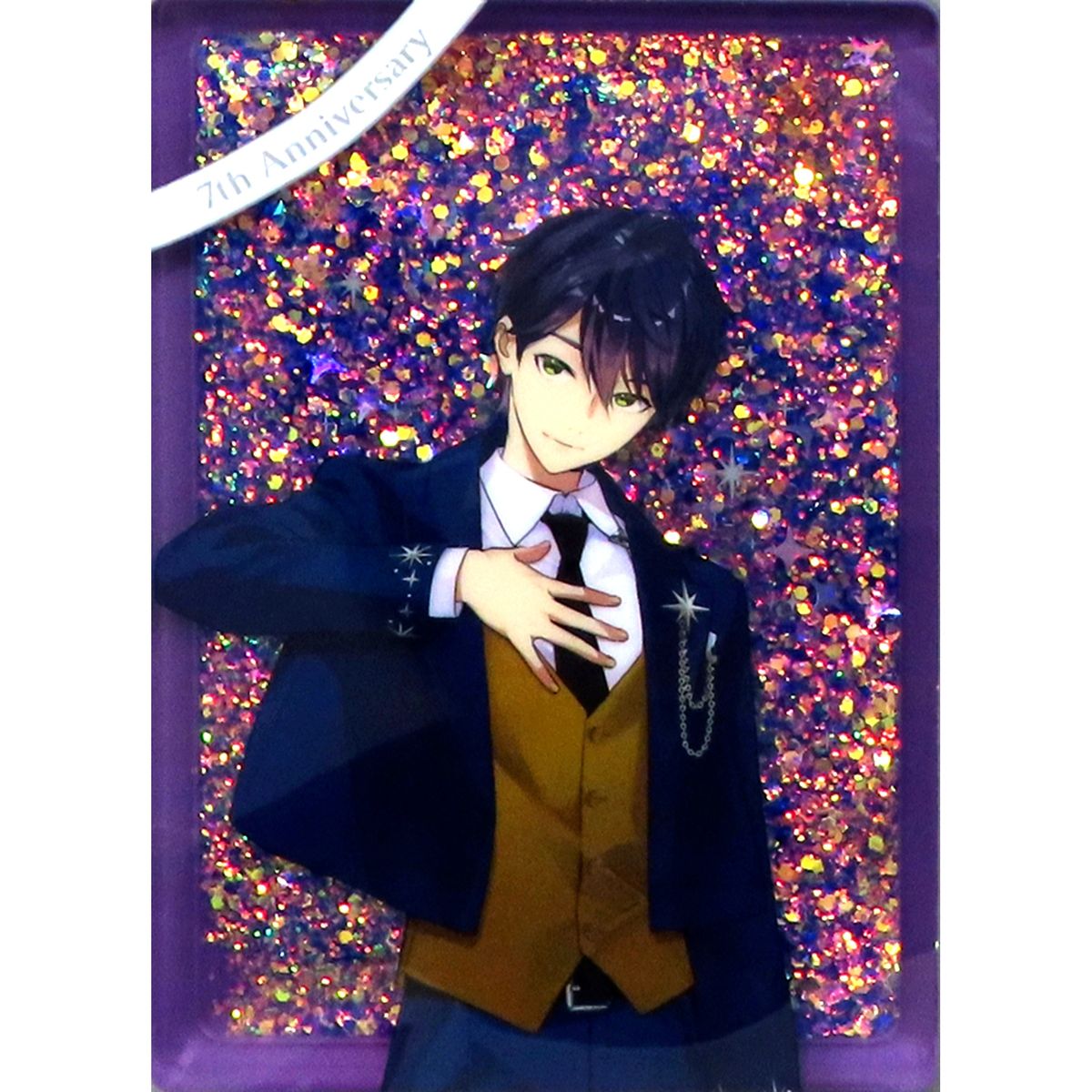 Toya Kenmochi Virtual YouTuber Nijisanji Mini Glitter Acrylic Block 7th Anniversary Mini Gift Set Single Item [USED]