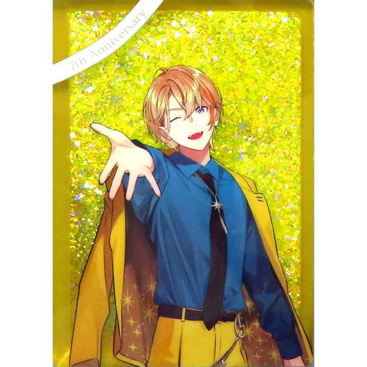 Fura Kanato Mini Glitter Acrylic Block Virtual YouTuber Nijisanji 7th Anniversary Mini Gift Set Bonus Item Single Item [USED]