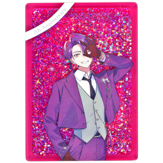 Watarai Hibari Virtual YouTuber Nijisanji Mini Glitter Acrylic Block 7th Anniversary Mini Gift Set Single Item [USED]
