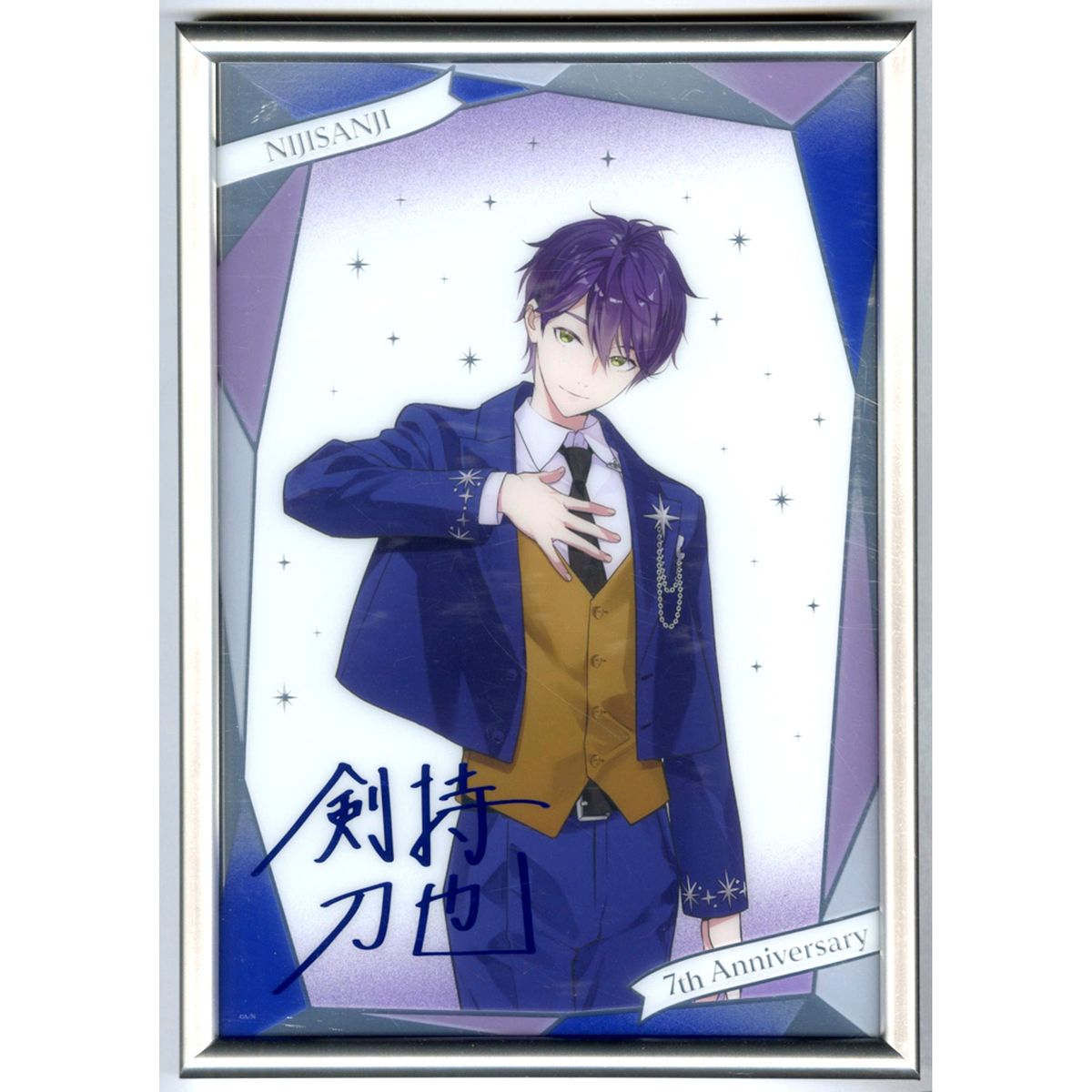 Toya Kenmochi Mirror Acrylic Plate Virtual YouTuber Nijisanji 7th Anniversary [USED]