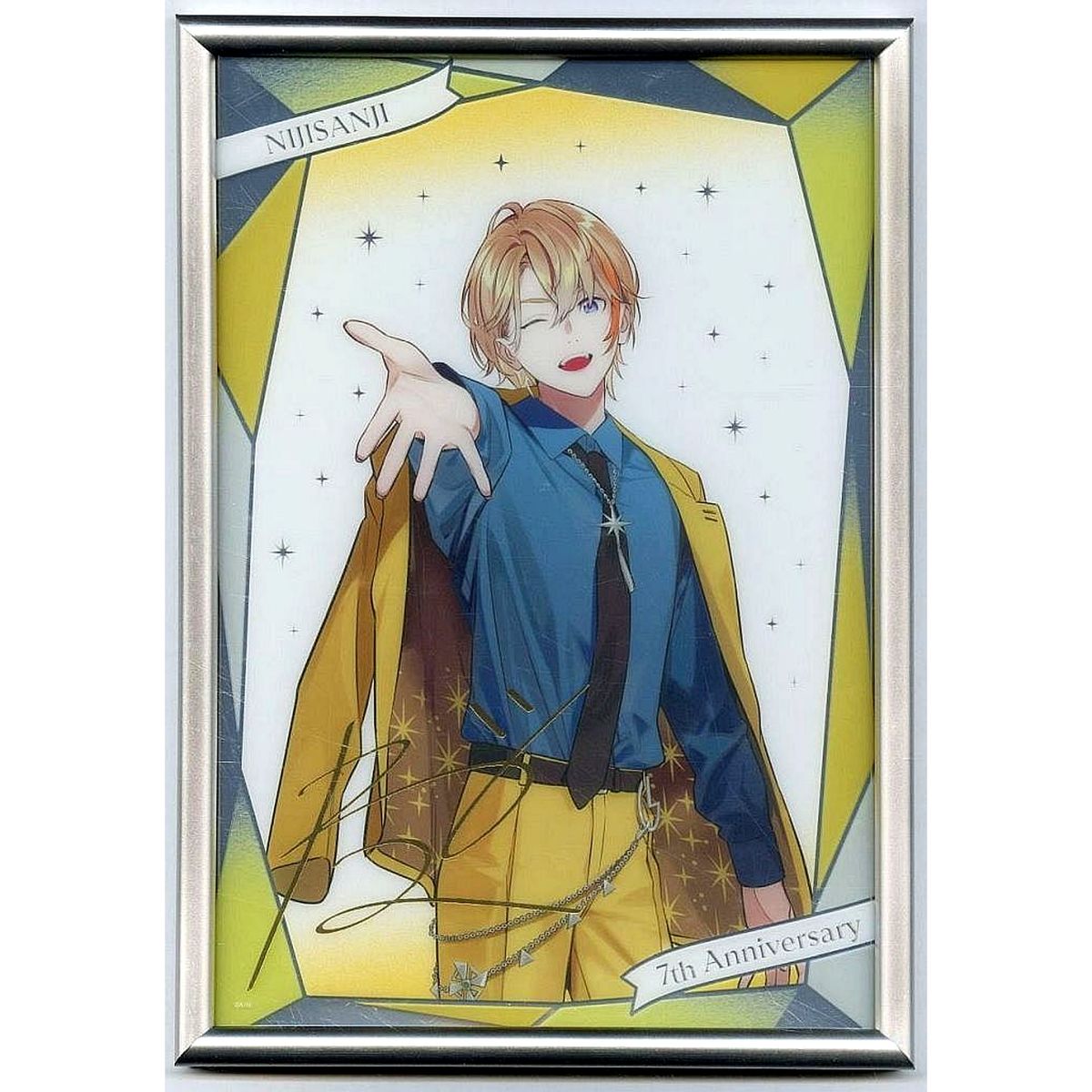 Fura Kanato Mirror Acrylic Plate Virtual YouTuber Nijisanji 7th Anniversary [USED]