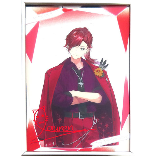 Lauren Iroas Mirror Acrylic Plate Virtual YouTuber Nijisanji 7th Anniversary [USED]