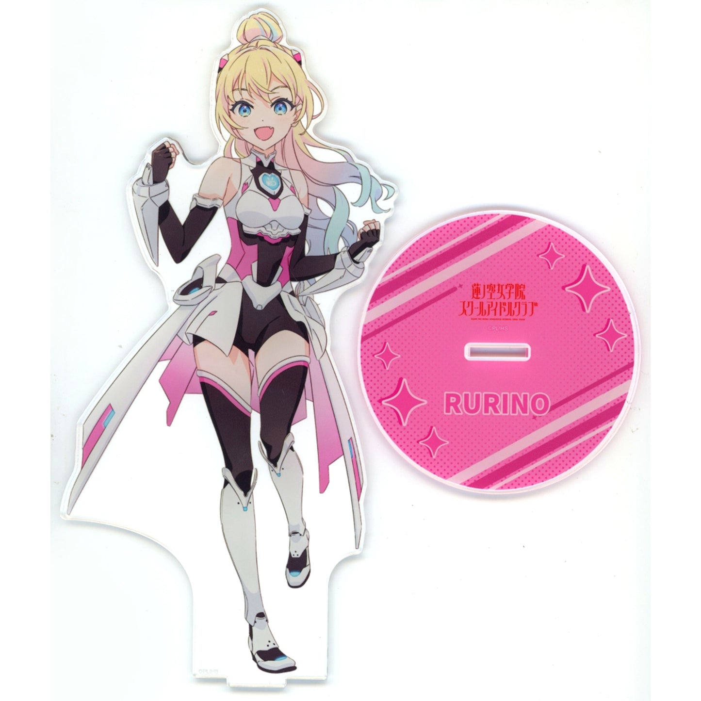 Rurino Osawa Illustration Fanfare!!! Extra Large Acrylic Stand Love Live! Hasunosora Girls' High School Idol Club POP UP SHOP in Marui [USED]