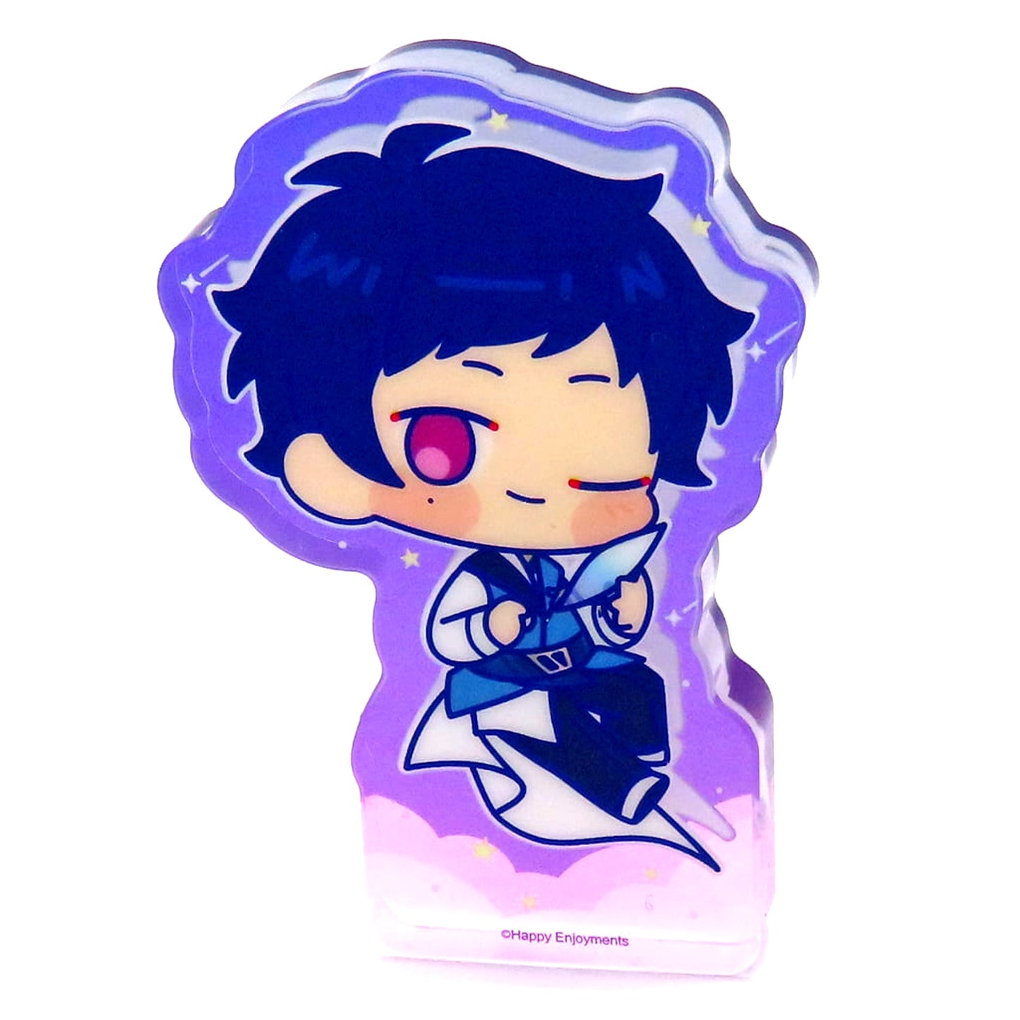 Yuzuru Fushimi Ensemble Stars!! 4th Anniversary Chibi Acrylic Block China Limited [USED]