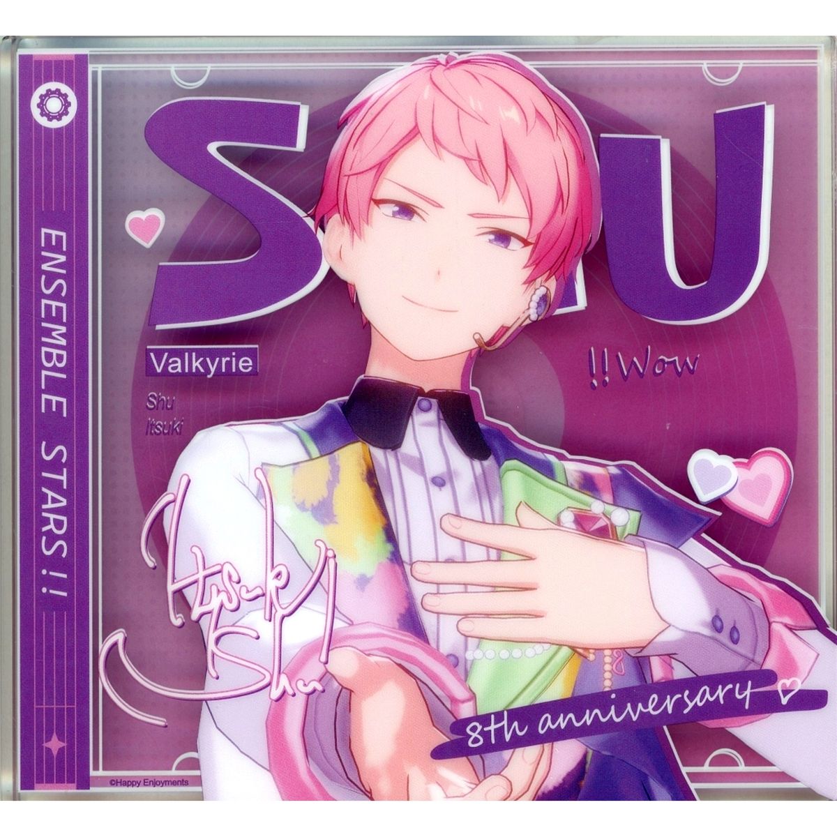 Shu Itsuki Ensemble Stars!! One Heart One Dream Acrylic Block China Limited [USED]