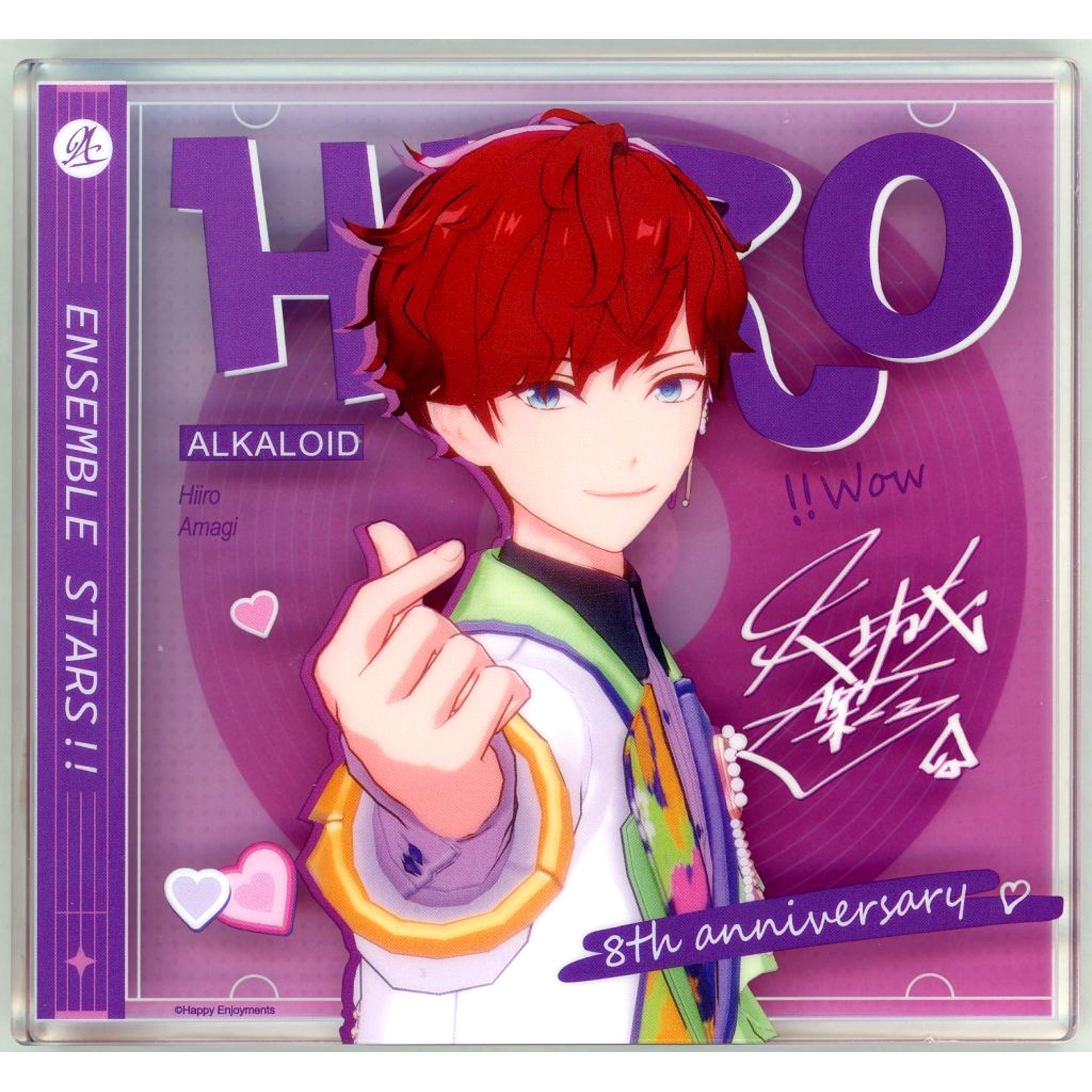 Hiiro Amagi Ensemble Stars!! One Heart One Dream Acrylic Block China Limited [USED]