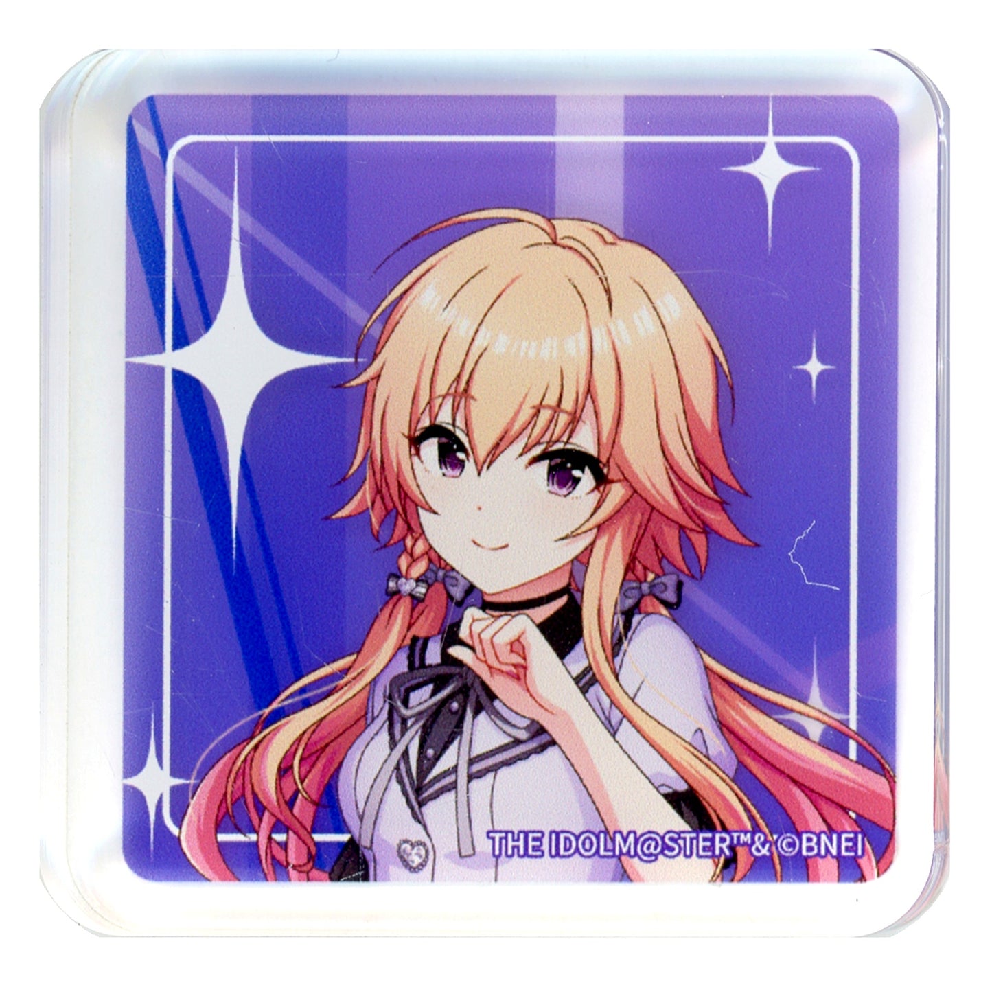 Asuka Ninomiya Subculture Fashion Ver. The Idolmaster Cinderella Girls Starlight Stage ST@iRs to 10th Anniversary SHOP in Yurakucho Marui Acrylic Block [USED]