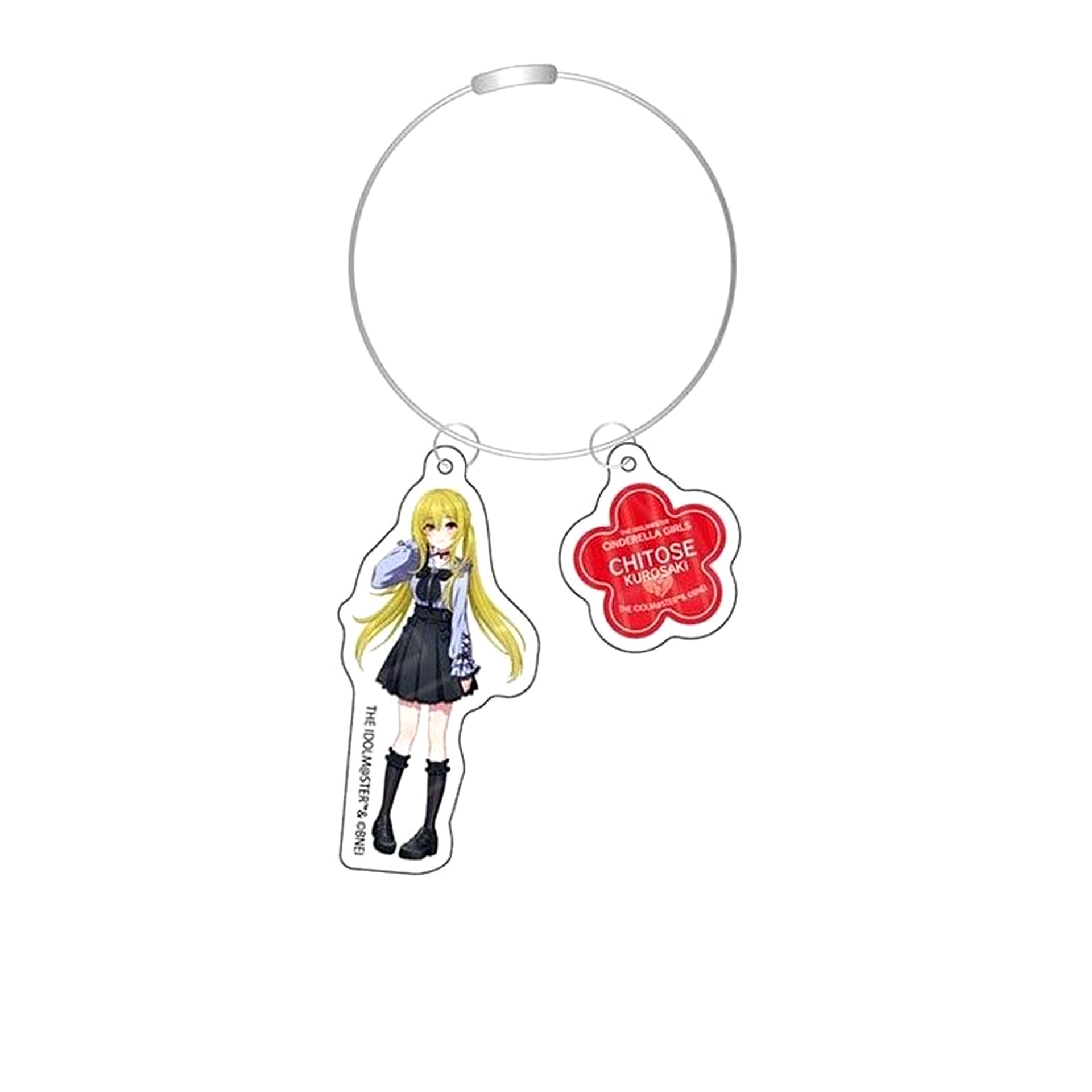 Chitose Kurosaki The Idolmaster Cinderella Girls Starlight Stage STaiRs to 10th Anniversary SHOP in Yurakucho Marui Wire Keychain Subculture Fashion Ver. [USED]