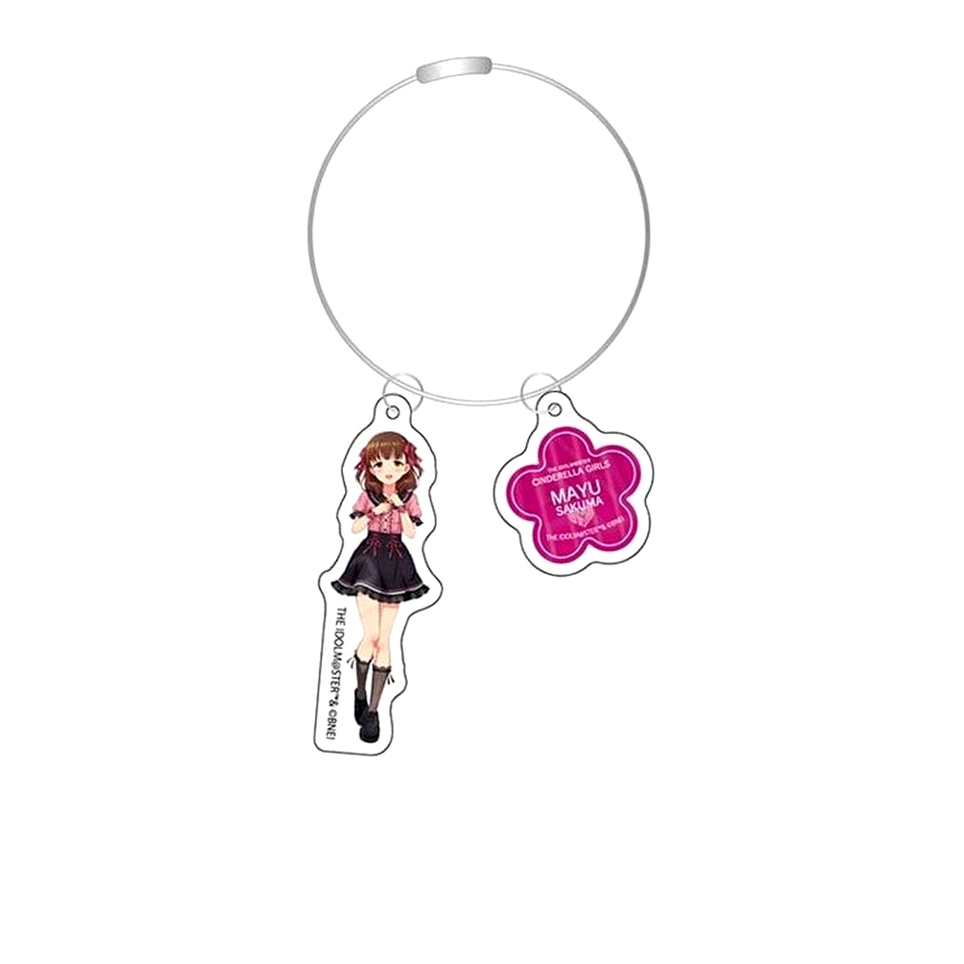 Mayu Sakuma The Idolmaster Cinderella Girls Starlight Stage STaiRs to 10th Anniversary SHOP in Yurakucho Marui Wire Keychain Subculture Fashion Ver. [USED]