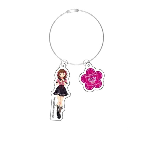Mayu Sakuma The Idolmaster Cinderella Girls Starlight Stage STaiRs to 10th Anniversary SHOP in Yurakucho Marui Wire Keychain Subculture Fashion Ver. [USED]