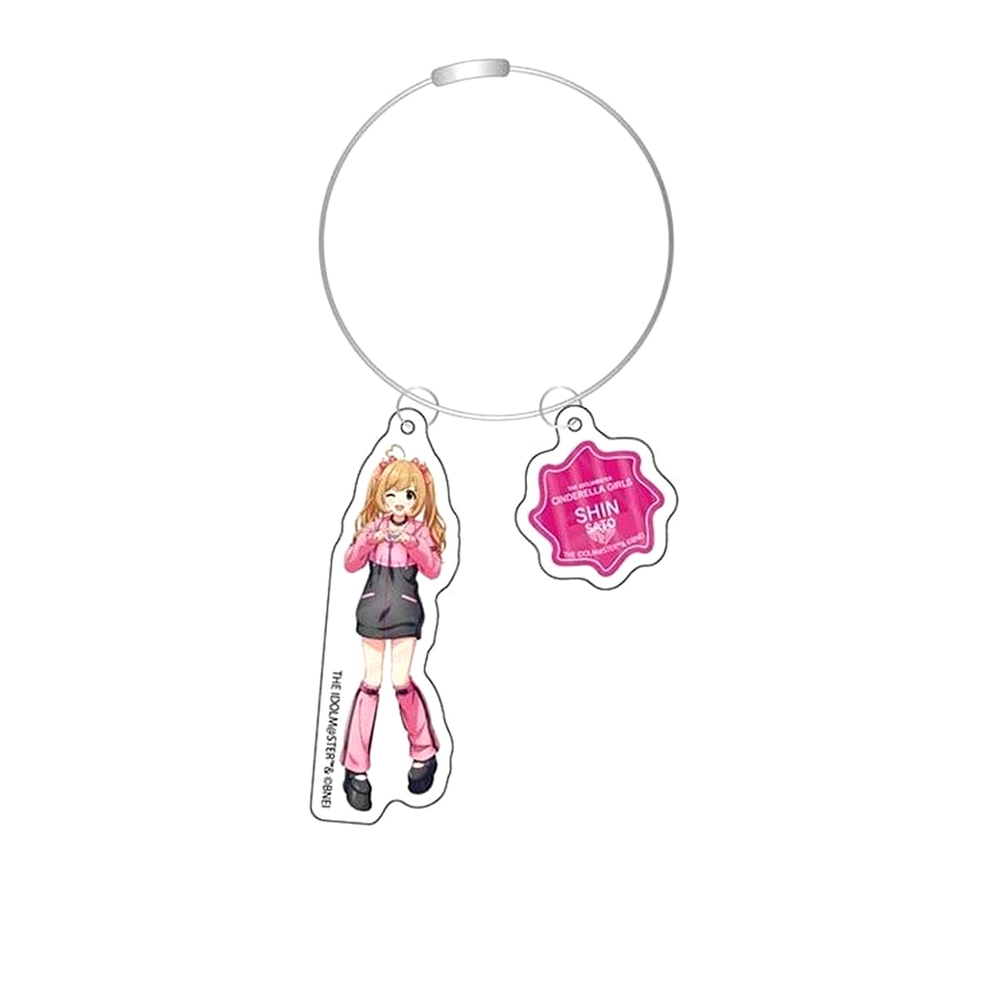 Shin Sato The Idolmaster Cinderella Girls Starlight Stage STaiRs to 10th Anniversary SHOP in Yurakucho Marui Wire Keychain Subculture Fashion Ver. [USED]