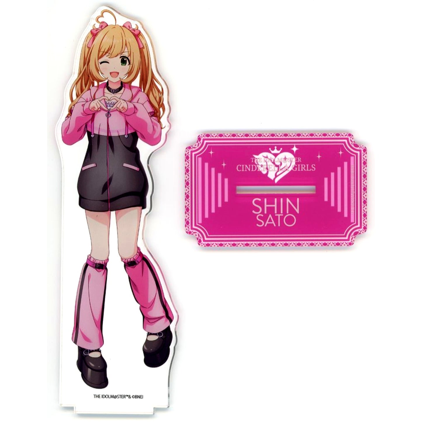 Shin Sato The Idolm@ster Cinderella Girls Starlight Stage STaiRs to 10th Anniversary SHOP in Yurakucho Marui Deka Acrylic Stand Subculture Fashion Ver. [USED]