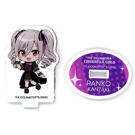 Ranko Kanzaki The Idolmaster Cinderella Girls Starlight Stage Mini Acrylic Stand ST@iRs to 10th Anniversary SHOP in Yurakucho Marui Subculture Fashion Deformed ver. [USED]