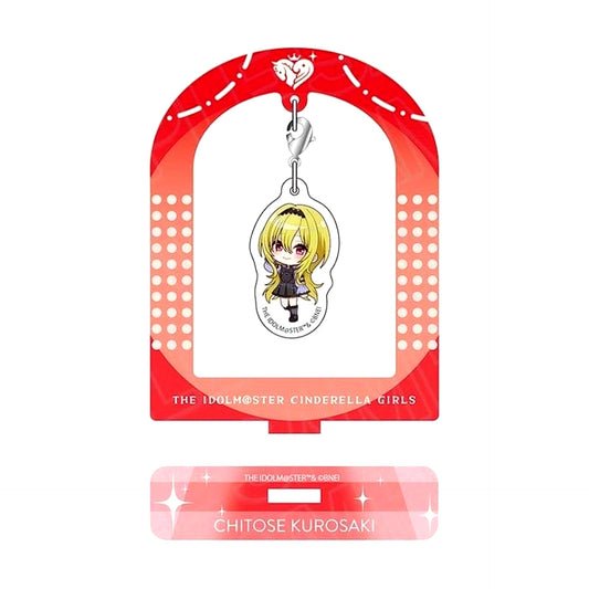 Chitose Kurosaki Subculture Fashion Deformed Ver. The Idolmaster Cinderella Girls Starlight Stage STaiRs to 10th Anniversary Shop in Yurakucho Marui Fura Fura Acrylic Stand [USED]