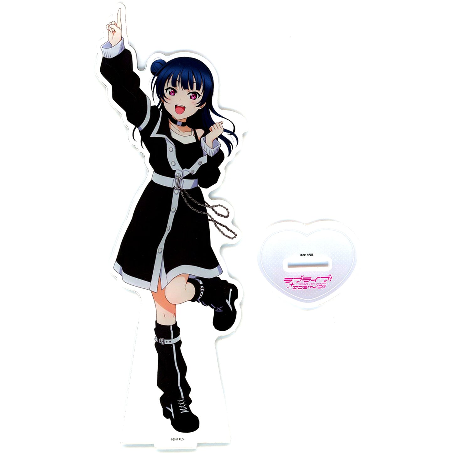 Yoshiko Tsushima BIG Acrylic Stand Cyber Neon Ver. Love Live! Sunshine!! Fair in Gamers [USED]