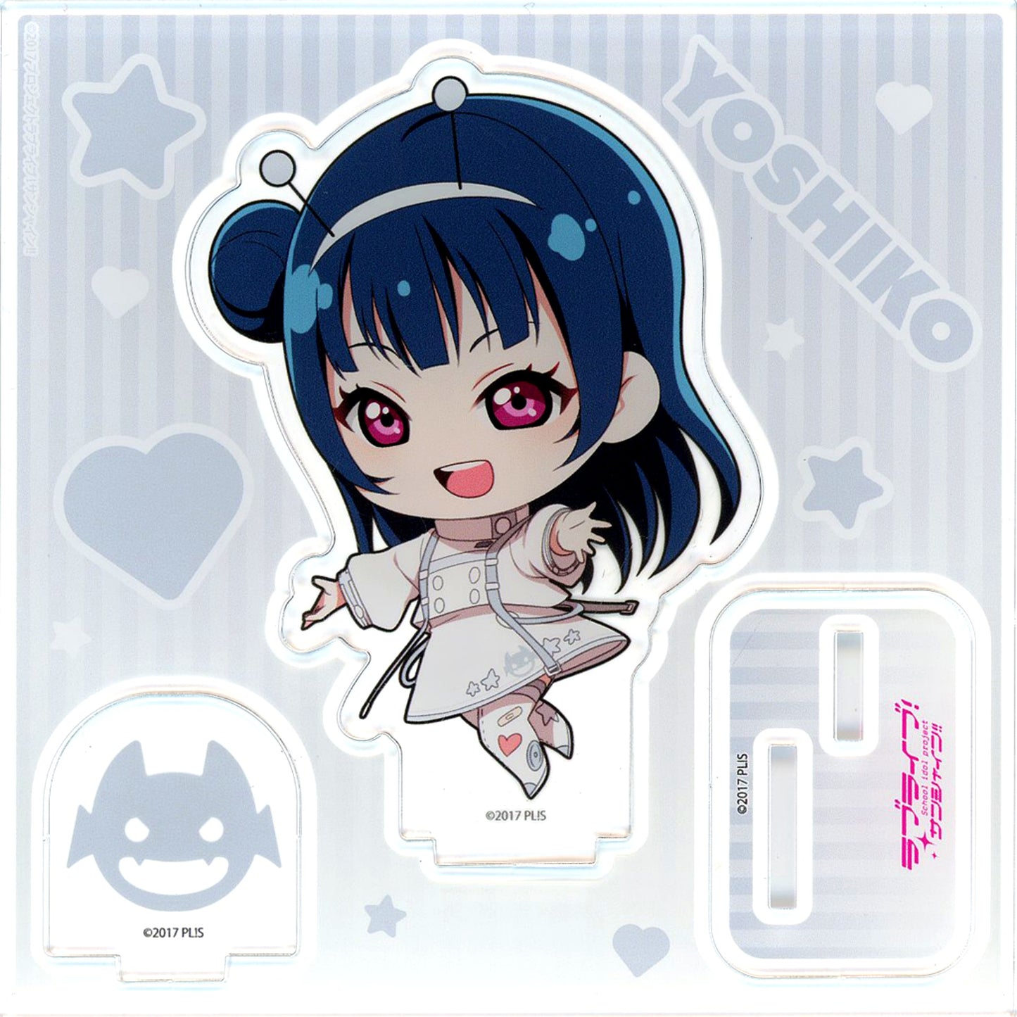 Yoshiko Tsushima Acrylic Stand Plate Space Ver. Mini Character Illustration Love Live! Sunshine!! Fair in Gamers [USED]