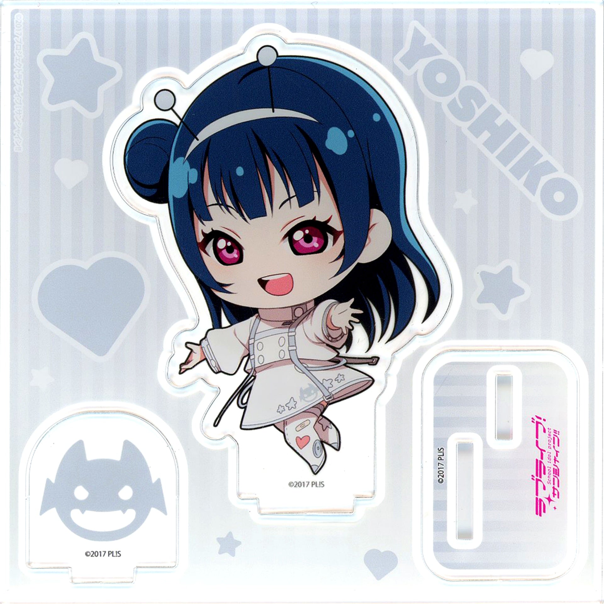 Yoshiko Tsushima Acrylic Stand Plate Space Ver. Mini Character Illustration Love Live! Sunshine!! Fair in Gamers [USED]