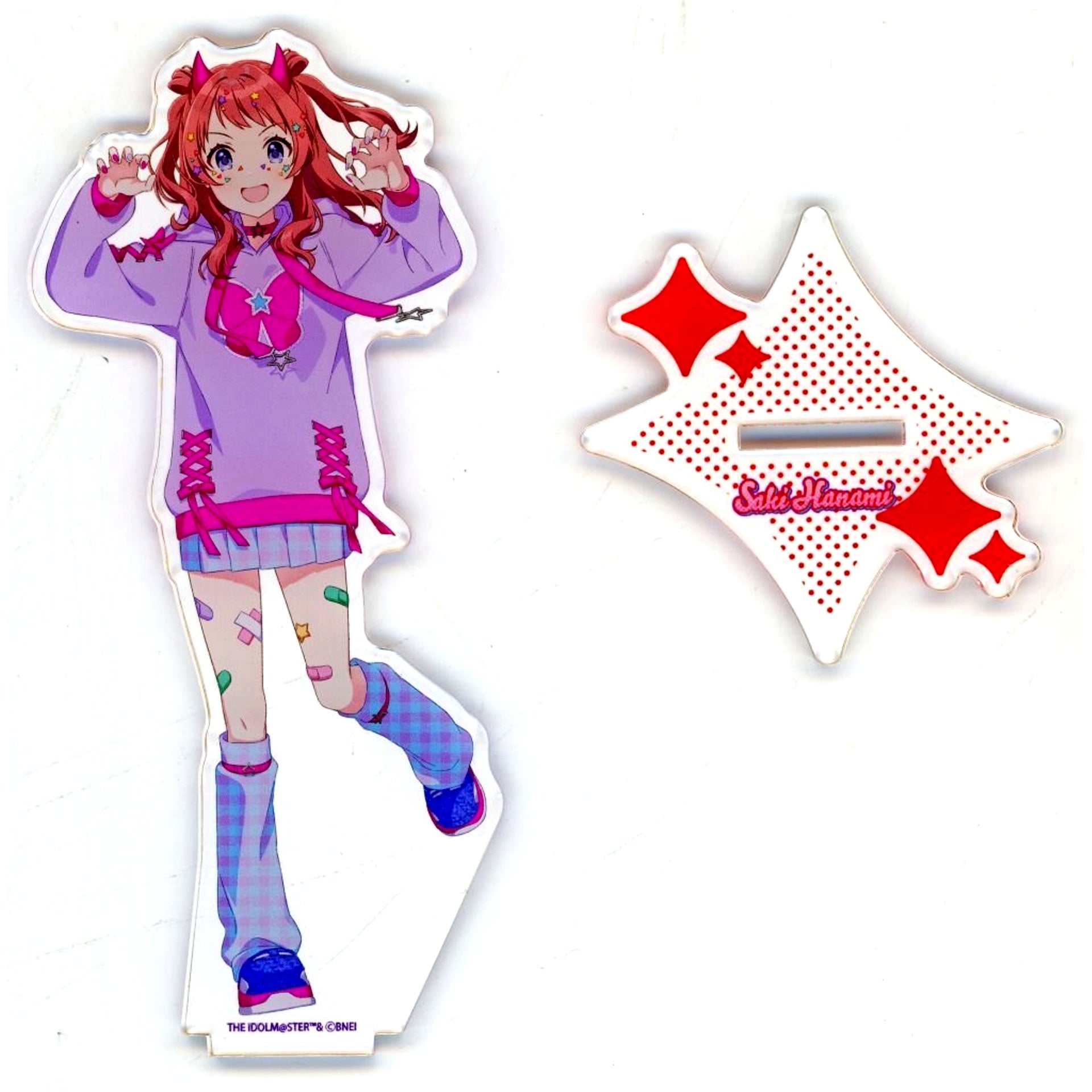 Saki Hanami Gakuen Idolmaster Acrylic Stand JOL Harajuku POP UP SHOP [USED]