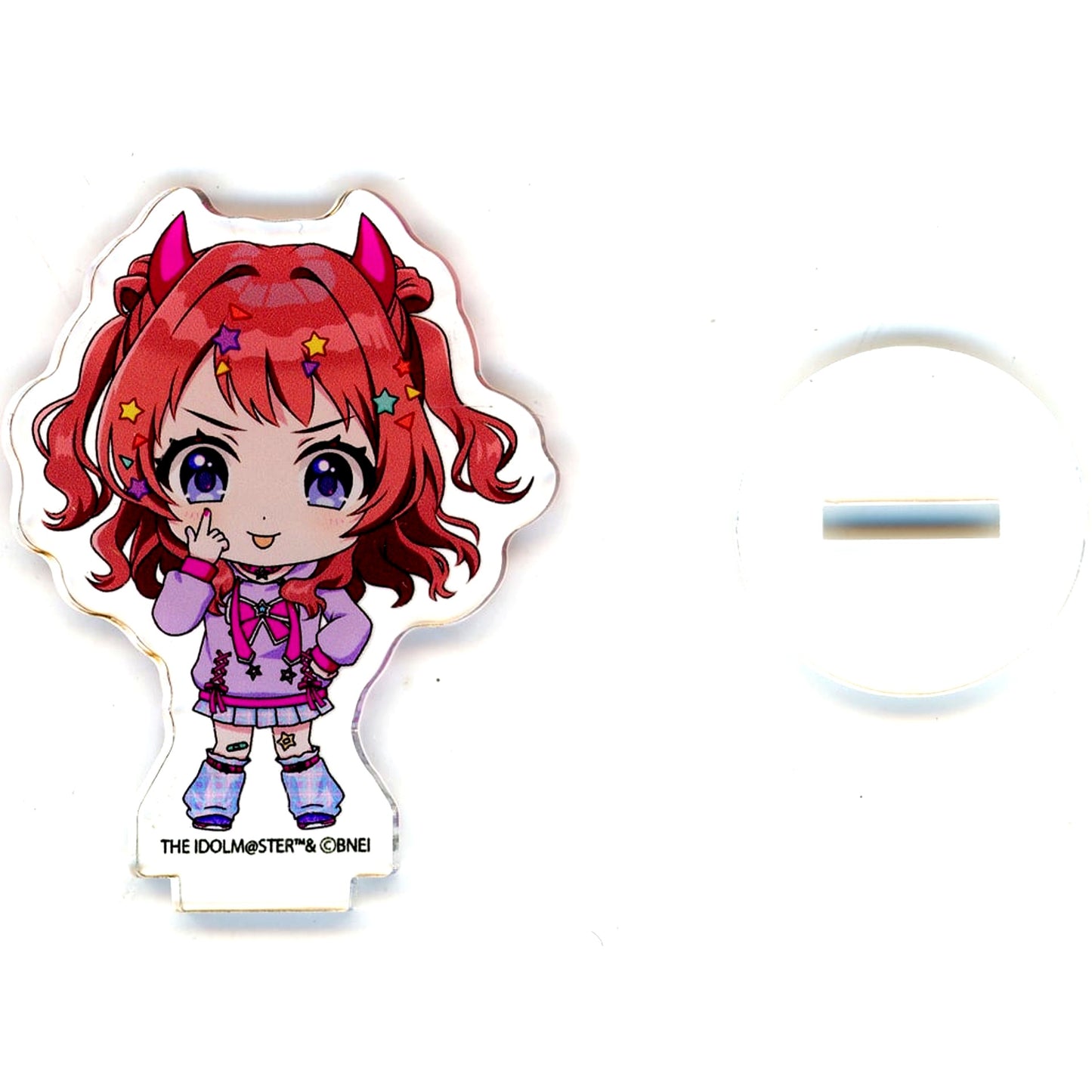 Saki Hanami Gakuen Idolmaster JOL Harajuku POP UP SHOP Acrylic Puchi Stand [USED]