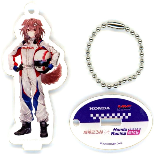 Inugami Korone Type A Hololive Acrylic Keychain HONDA Racing eMS [USED]