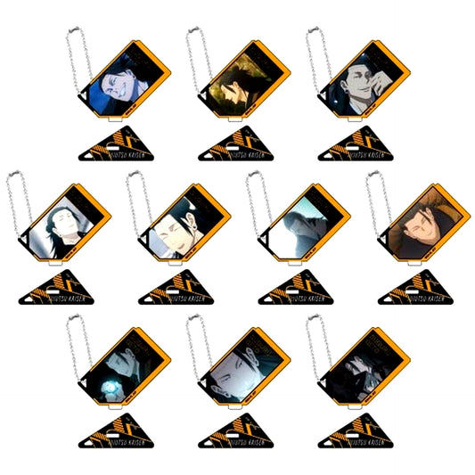 Set of 10 Jujutsu Kaisen Photo Stand Acrylic Keychain Suguru Geto BOX [USED]
