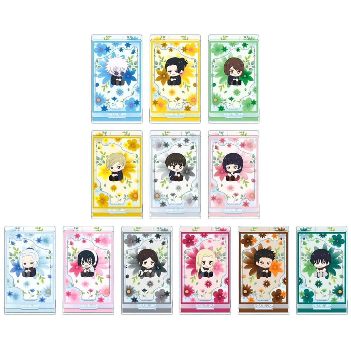 Jujutsu Kaisen Satoru Gojo & Others All 12 Types Set Botania Trading Acrylic Stand with Parts Vol.1 Hidden Inventory / Premature Death Acrylic Stands [USED]
