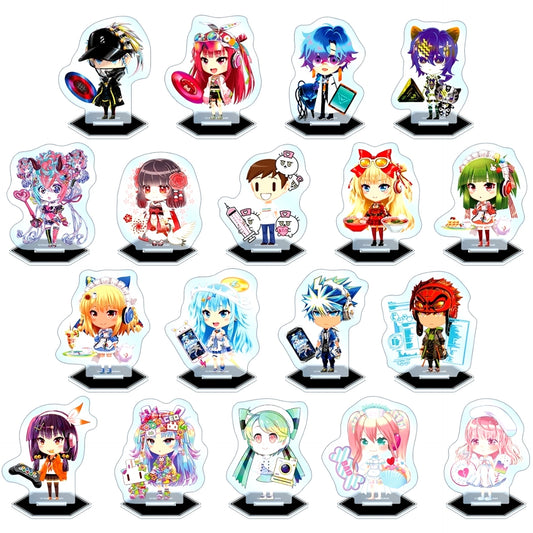 Set of 18 beatmania IIDX 32 Pinky Crush Trading Mini Acrylic Stand [USED]