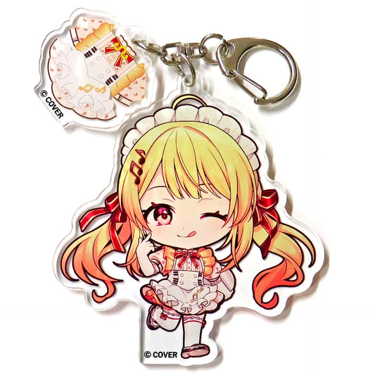 Otonose Kanade Virtual YouTuber Hololive ReGLOSS Cho Very Bar x SWEETS PARADISE Trading Cafe Outfit & Mini Character Acrylic Keychain [USED]