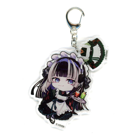 Juufuutei Raden Virtual YouTuber Hololive Trading Cafe Outfit & Mini Character Acrylic Keychain ReGLOSS Cho Very Bar x SWEETS PARADISE [USED]