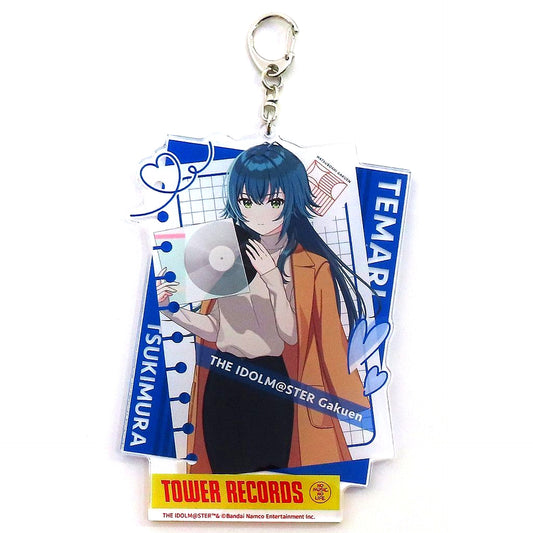 Temari Tsukimura Gakuen Idolmaster x TOWER RECORDS Trading Acrylic Keychain [USED]