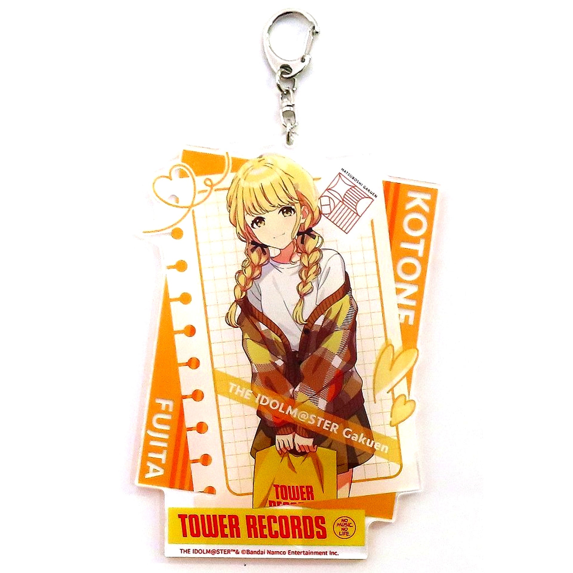 Kotone Fujita Gakuen Idolmaster x TOWER RECORDS Trading Acrylic Keychain [USED]