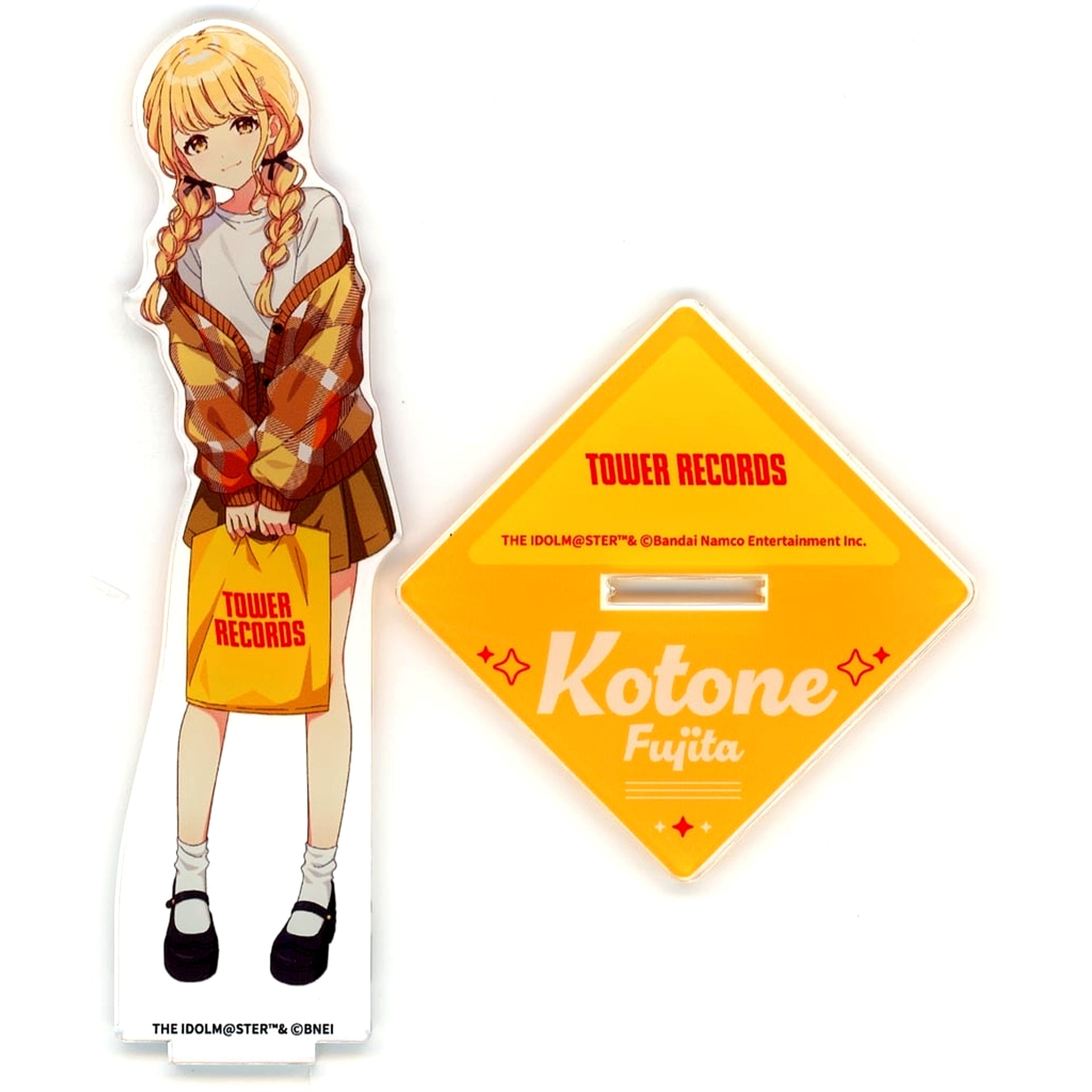 Kotone Fujita Gakuen Idolmaster Acrylic Stand Tower Records Collab [USED]