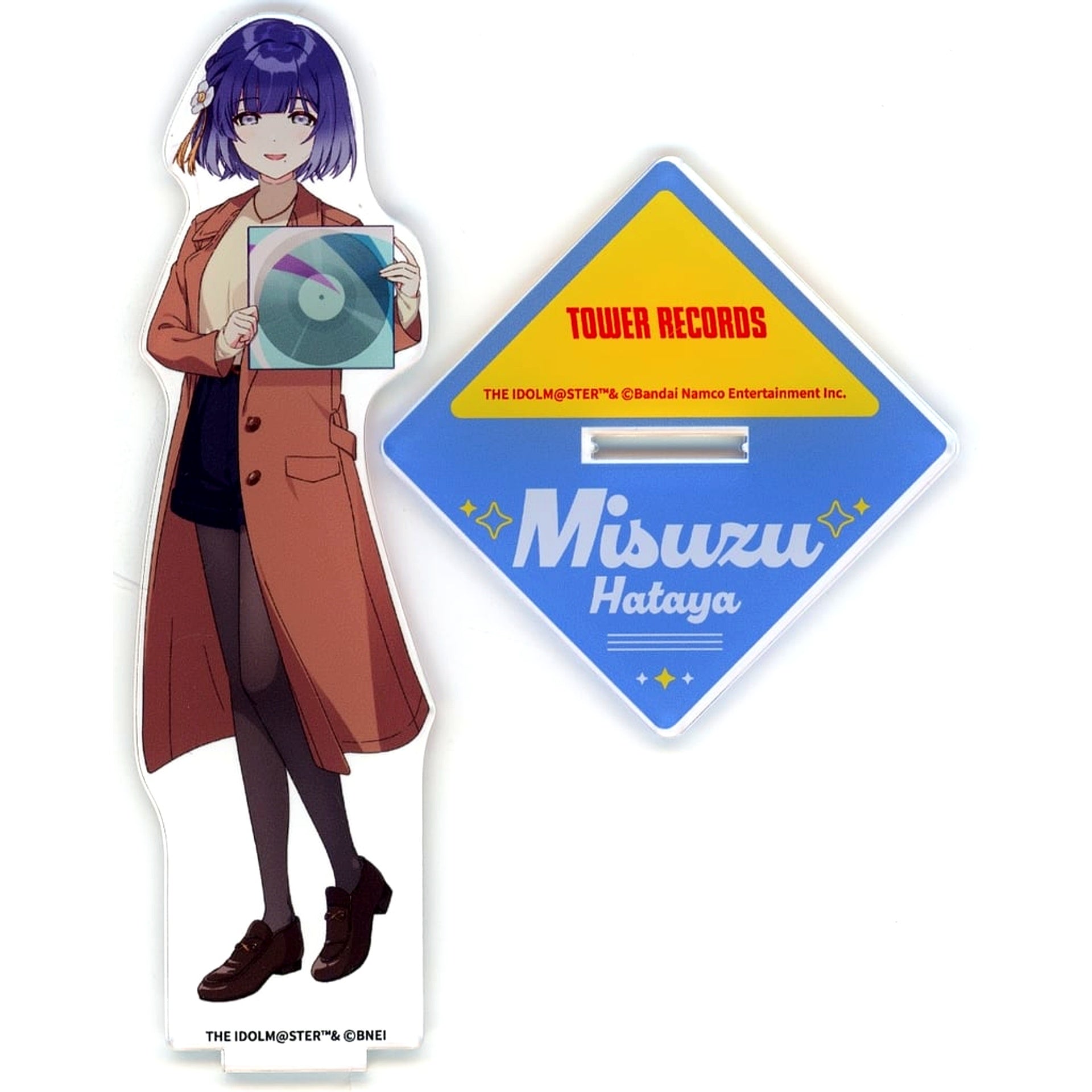 Misuzu Hataya Gakuen Idolmaster Acrylic Stand TOWER RECORDS [USED]