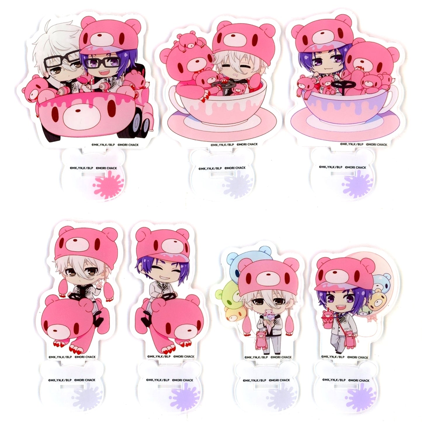 Set of 7 Blue Lock x GLOOMY Acrylic Stand A [USED]