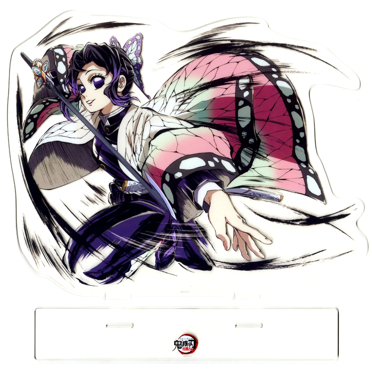 Shinobu Kocho Big Acrylic Stand Demon Slayer Swordsmith Village Arc Hashira Training Arc Insect Hashira Shinobu Kocho Interlude Art Book Cover Illustration WEBSHOP Kuji Prize A C105 Goods [USED]