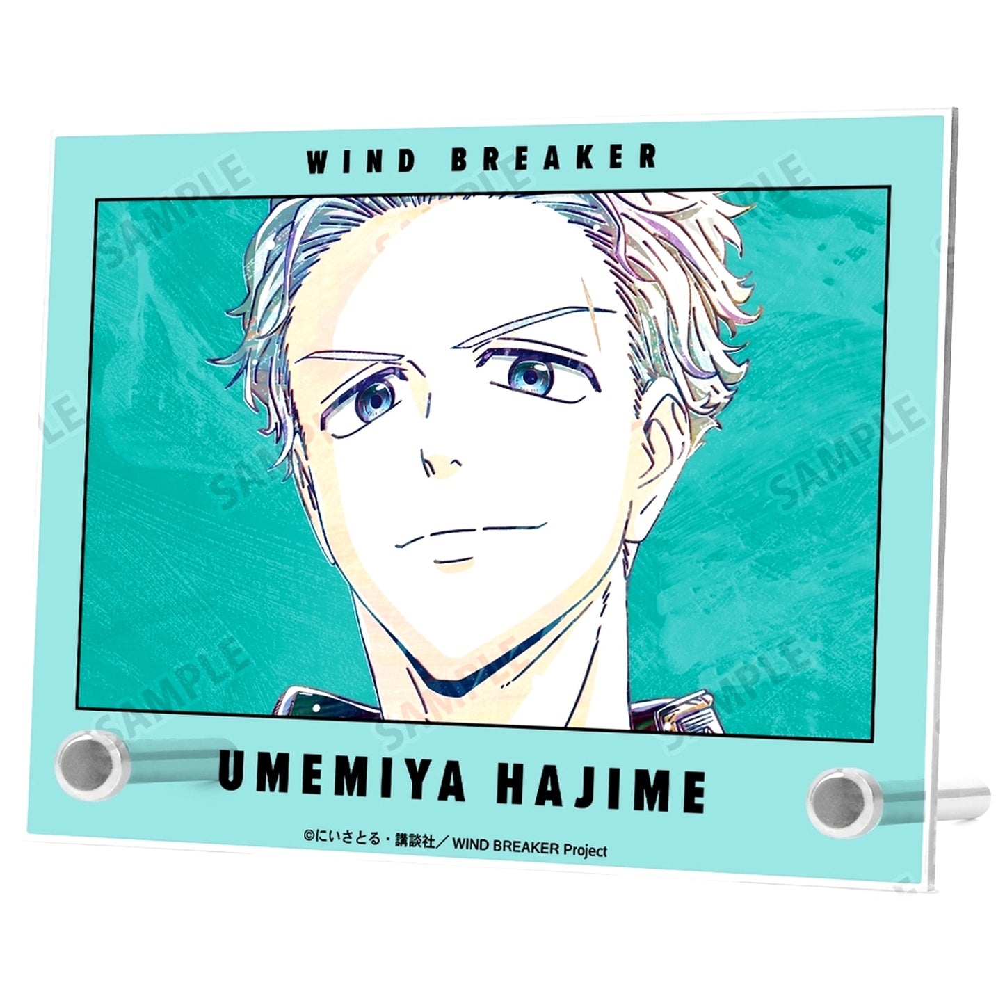 Hajime Umemiya Ani-Art A6 Acrylic Panel WIND BREAKER [USED]