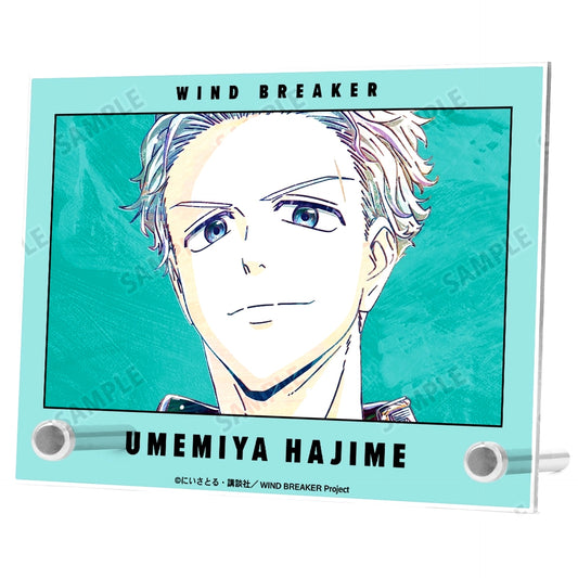 Hajime Umemiya Ani-Art A6 Acrylic Panel WIND BREAKER [USED]