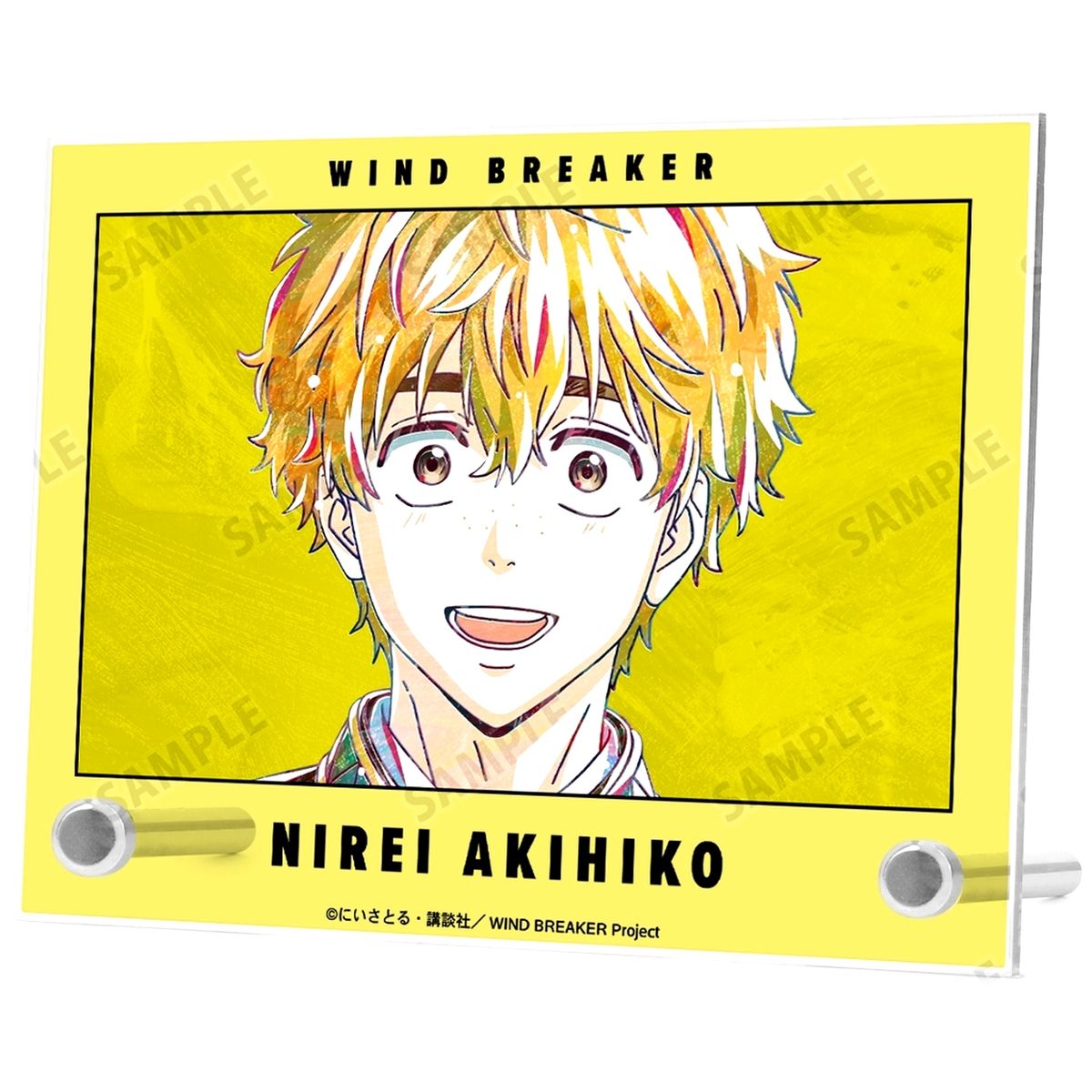Akihiko Nirei Wind Breaker Ani-Art A6 Acrylic Panel [USED]