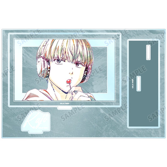Ren Kaji Ani-Art Big Acrylic Stand with Parts WIND BREAKER [USED]