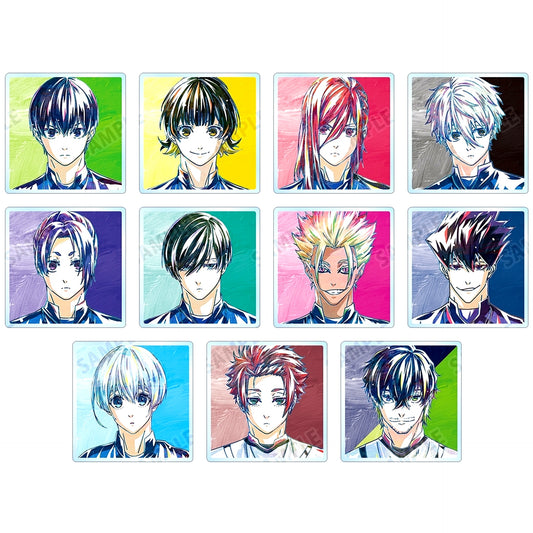 Set of 11 Blue Lock Trading Ani-Art Vol.3 Acrylic Tile [USED]